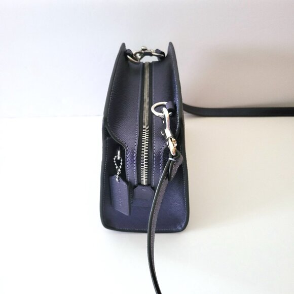Coach CCK70 Gia Crossbody Metallic Signature Blue Navy - Picture 3 of 7
